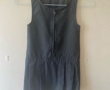 Lily & Dan grey pinafore (age 4-5)