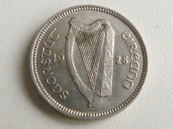 1928 threepence