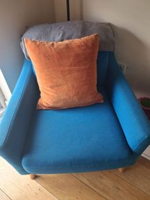 sofa and 2 one seaters