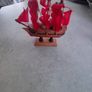 Decorative Objects & Figurines  3 Colors Wooden Sailing Boats Miniature Boat Wood Image 5