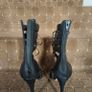 Black Genuine leather Gladiator Ankle sandals, ALDO Size 6 Image 4