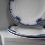 Three Antique Dinner Plates Image 2