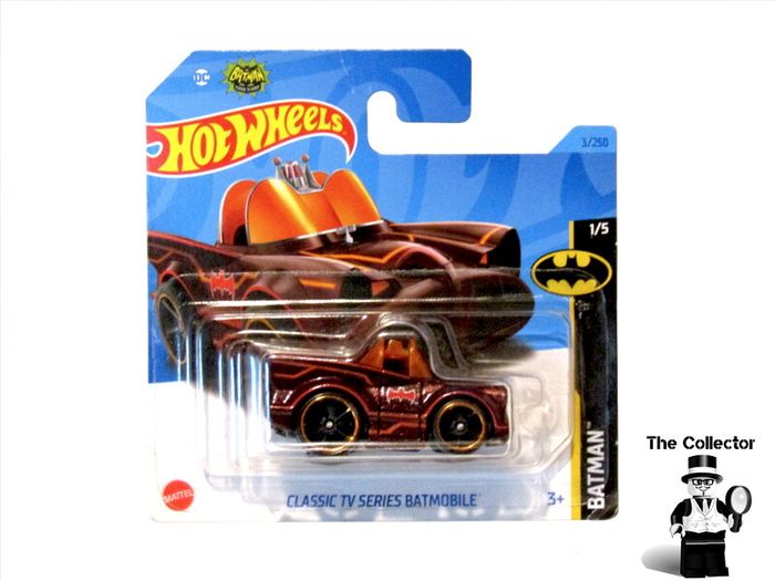 Hot Wheels Batman Classic TV Series Batmobile Tooned Orange Diecast Car Brand New Sealed