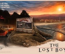 The Lost Boys Andrew Rowland Artist Proof (AP) Signed Screen Print Poater