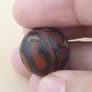 Vintage Carnelian Agate Treasure Vase Pattern Bead Amulet Image 2