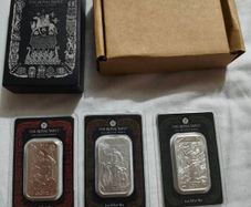 Royal Mint Germania Mint Norse Gods - 3 x 1oz Silver bar set