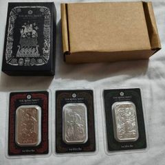 Royal Mint Germania Mint Norse Gods - 3 x 1oz Silver bar set