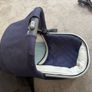 Uppababy vista basinet with rain cover fly cover had to storage and adapters for buggy to make it a double buggy Image 3