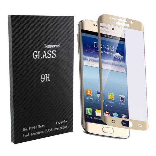 Full Curved 3D Tempered Glass For Samsung Galaxy S6 EDGE PLUS- GOLD