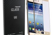 Full Curved 3D Tempered Glass For Samsung Galaxy S6 EDGE PLUS- GOLD