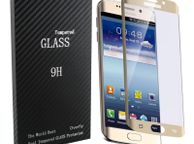 main image for ad Full Curved 3D Tempered Glass For Samsung Galaxy S6 EDGE PLUS- GOLD