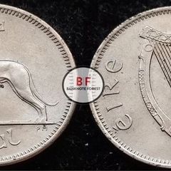 [#146] - Ireland 1964 | Irish 6p | 6 Pence | Wolfhound | KM.13a