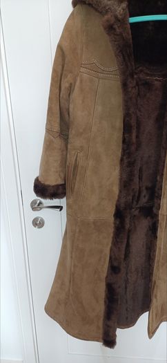1970's Full Length Shearling Coat S/M