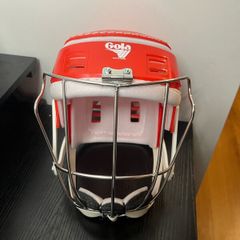 Red gola helmet
