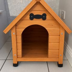 Wooden dog kennel