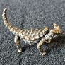 3 brass lizards. Image 8