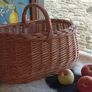 NEW Wicker shopping basket, ideal for the car& top up shop, mushroom picking, picnic. The best quality, sturdy Image 5