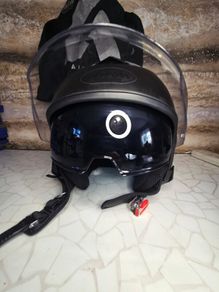 Airoh Helyos Matt Black Open Face Motorcycle Motorbike Helmet Ece22.06 Approved