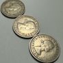 Old British Coins, 1 Shilling, 1956, 1964, 1966 English and Scottish Image 6