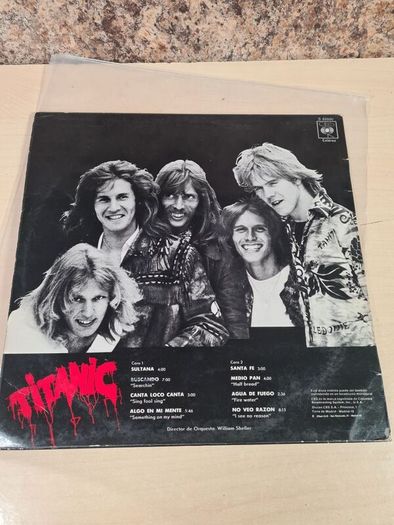 Titanic Band Vinyl Lp Record Spain 1971