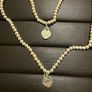 Double-sided heart necklace and bracelet Image 2
