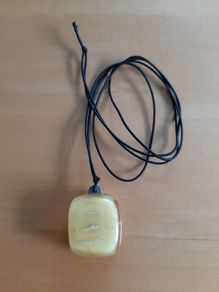 Estonian glass pendant