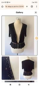 Whistles Silk Beaded Top