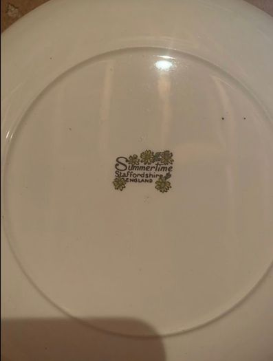 Vintage Decorative Plate of Children Playing