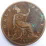 United Kingdom Half Penny 1886 Victoria Queen Image 4