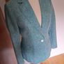 hobbs green mirabel linen blazer Size 10 Image 2