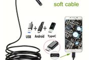 Type-C Endoscope Camera for Smartphone, Tool for Car Repair, Air Conditioner And Sewer Pipe Detection, Tube Snake Machinery Track Detection Analysis Mini Camera