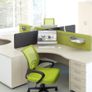2Pcs/Set Office Chair Ergonomic Gaming Chair No Headrest Racing-Style Image 4