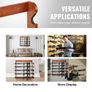 Gun Rack, Wood Gun Rack Wall Mount, Gun Display Rack holds 5 Rifles, Shotguns, 132 lb Heavy Duty Wall Storage Display Rifle Rack with Soft Padding Image 2