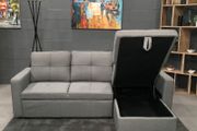 Silver Grey Corner Sofa Bed Storage Free Delivery Free Assembly