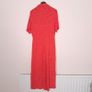 Soaked in Luxury Red White Polka Dot Short Sleeve Wide Leg Jumpsuit Size M Image 8