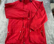 Aigle Gore-Tex Jacket 90s Retro Rain Waterproof Hiking Walking Red Mens M