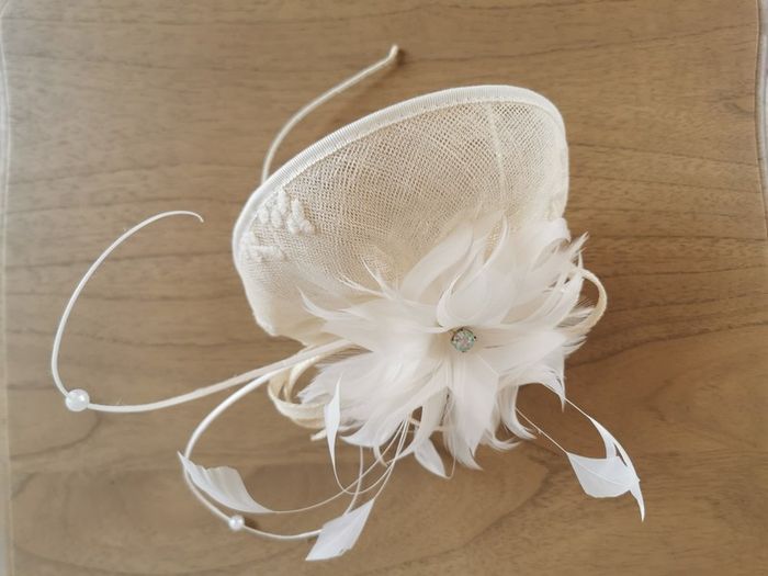 Fee G Dress with fascinator