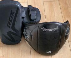 Unused Muay Thai Training Gear Bundle Thai Pads + Belly Pad