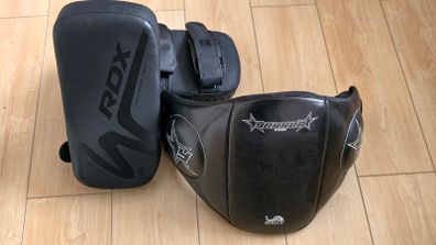 Unused Muay Thai Training Gear Bundle Thai Pads + Belly Pad