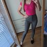 trausers , Women's casual pants, Primark, viscose, size 38 Slim Fit Patterned trousers, elegant pants Image 2