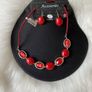 Brand New Jewellery Set | Red Necklace & Earrings Image 4