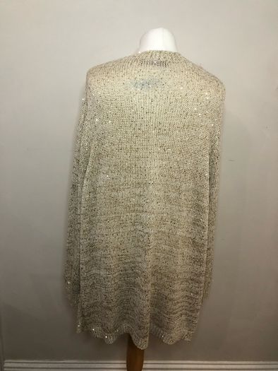 So fabulous gold sparkly cardigan (2XL)