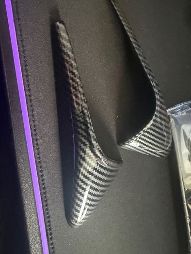 tesla camera cover carbon