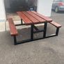 Steel picnic bench Image 3