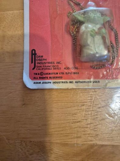 Star Wars Return Of The Jedi  - Yoda Diescast Pendant