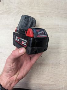 Milwaukee 5ah battery plus free one