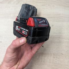 Milwaukee 5ah battery plus free one