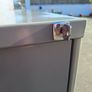 Four drawer metal filing cabinet with key Image 4
