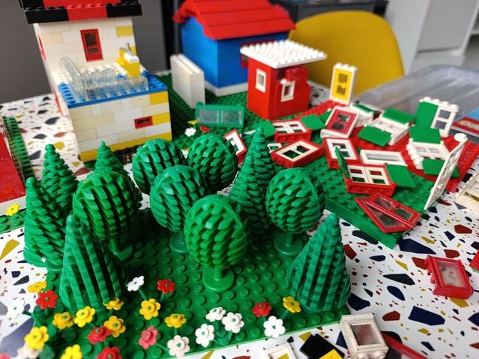 Large Vintage Lego Job Lot Bundle Bulk 70s 80s Rare