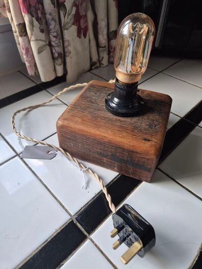 Vintage style handmade industrial lamp